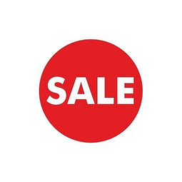 Klika - Etiket rood/wit 20mm SALE 500/rol