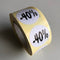 Klika - Etiket wit 27mm -40% 500/rol - 40 stuks