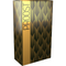 Klika - Flesdoos | Proost | karton + PE | 2 flessen | 190x95x330mm | zwart/goud | 10 stuks