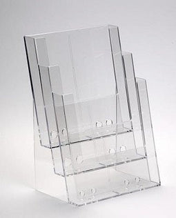 Klika - Folderbakje A4-3-vaks 230x32mm staand TA - 4 stuks