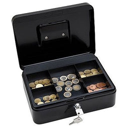 Klika - Geldkistje met slot 10- afm. 25 cm - 6 stuks