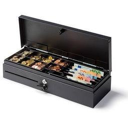 Klika - Geldlade fliptop zwart - ondiepe lade