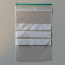 Klika - Gripzakjes 60x80 mm SCHRIJFVLAK 100 stuk - 50 stuks