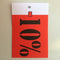 Klika - Hangetiket 35x70 mm -10% gesneden 250st