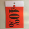 Klika - Hangetiket 35x70 mm -40% gesneden 250st