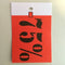 Klika - Hangetiket 35x70 mm -75% gesneden 250st - 20 stuks