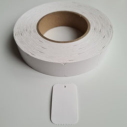 Klika - Hangetiket op rol 30x50 mm blank no perf - 10 stuks