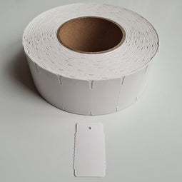 Klika - Hangetiket op rol 58x30 mm breed wit2000 - 8 stuks