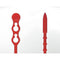 Klika - Hersluitbare bindsluiting 240 mm rood