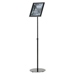 Klika - Info-standaard A4 zwart telescopisch - 2 stuks