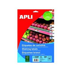 Klika - inkjet karton schaplabel 25.4x67mm