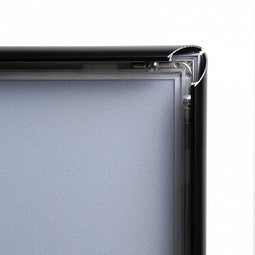 Klika - Klik-lijst 21x30 cm ALU-klap -A4 zwart - 6 stuks