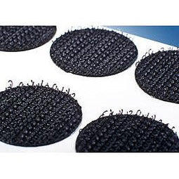 Klika - Klitte-rondjes 19mm zwart haak rol 1000 - 4 stuks