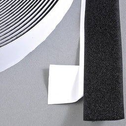Klika - Klitteband klevend 30mm zwart lus 25m - 5 stuks