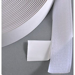 Klika - Klitteband klevend 38mm wit haak 25meter - 4 stuks