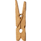 Klika - Knijper | 3.5x1cm | hout | goud | 24 stuks