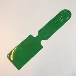 Klika - Kofferlabel 55x230mm groen insteek 250st - 2 stuks