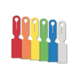 Klika - Kofferlabel 55x230mm rood 250 stuks - 2 stuks