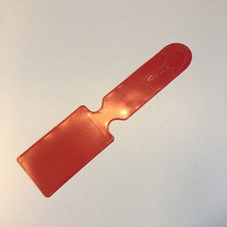 Klika - Kofferlabel 55x230mm rood insteek 250st - 2 stuks