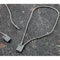 Klika - Koordsluiting 120 mm blok grijs 100 stuks - 30 stuks