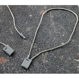 Klika - Koordsluiting 120 mm blok grijs 100 stuks
