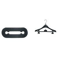 Klika - Koppelstuk zwart 35mm vr 2 hangers 100st - 20 stuks