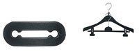 Klika - Koppelstuk zwart 35mm vr 2 hangers 100st