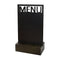 Klika - Krijt-tafelstandaard MENU bxh 10x18cm - 15 stuks