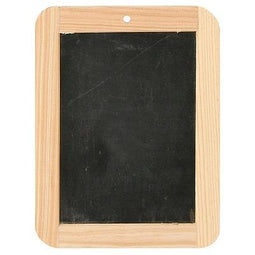 Klika - Krijtbordje met houten rand 14,5x19 cm