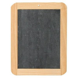 Klika - Krijtbordje met houten rand 16,5x21,5 cm - 20 stuks