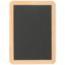 Klika - Krijtbordje met houten rand 22x30 cm - 14 stuks
