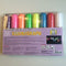 Klika - Krijtstift-set 7-15 mm 1 wit 7 kleuren - 3 stuks