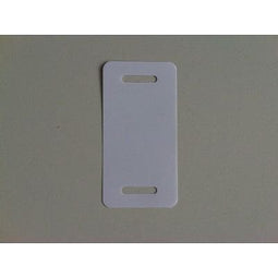 Klika - Kupa-labels 54x110 mm wit 2 band-sleuven - 2 stuks