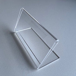 Klika - L-standaard acryl bxh 80x40mm. Liggend - 100 stuks