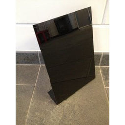 Klika - L-standaard ZWART acryl 210x300mm bxh - 20 stuks