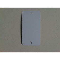 Klika - Label metaal 65x120 mm wit 2gaten 1000st