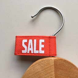 Klika - Label vaantje kleur rood SALE - 230 stuks