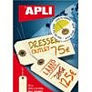 Klika - Labels 100x51 mm 10 stuks met met draad - 40 stuks