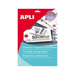 Klika - Labels 98x57mm wit 200grs 10 vel a 10st