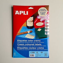 Klika - laser A4 creme 70x37mm 20vel