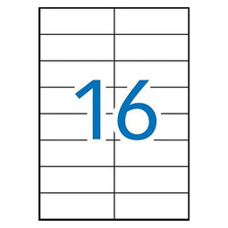 Klika - laser A4 etiketten 105x37 mm 1600 - 6 stuks
