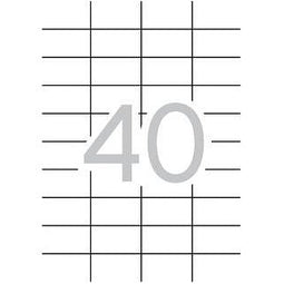 Klika - laser A4 etiketten 52,5x29,7 4000 - 6 stuks