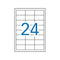 Klika - laser A4 etiketten 64,6x33,8mm poly - 2 stuks