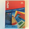 Klika - laser A4 etiketten 70x37mm blauw - 4 stuks