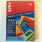 Klika - laser A4 etiketten 70x37mm rood - 4 stuks