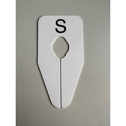Klika - Maataanduider ovaal wit/zwart S - 140 stuks