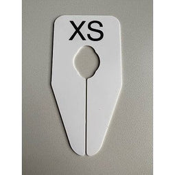 Klika - Maataanduider ovaal wit/zwart XS - 140 stuks
