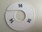 Klika - Maatring 11 cm wit/zwart 14 - 170 stuks