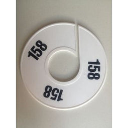 Klika - Maatring 11 cm wit/zwart 158
