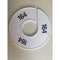 Klika - Maatring 11 cm wit/zwart 164 - 170 stuks